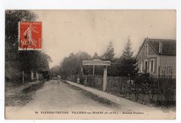 LE PLESSIS TREVISE * VILLIERS SUR MARNE * SEINE & OISE * AVENUE PAULINE * BUVETTE / EPICERIE * F.F., Paris - Le Plessis Trevise