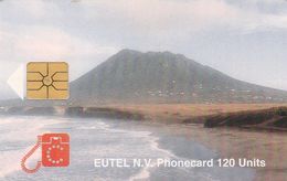 St. Eustatius - Eutel, EUS-E-07, The Quill, 2 Scans.    GEM1A (Symmetric Black) - Antilles (Netherlands)