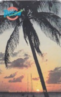 St. Eustatius - Teccom, EUS-T-03a, Sunset & Palms, 2 Scans.    GEM5 (Red) - Antillen (Niederländische)