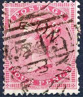 Stamp GREAT BRITAIN 1855-57 4p Used Lot28 - Gebruikt