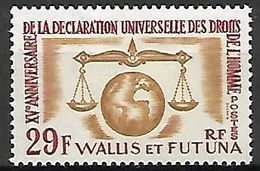 WALLIS  ET  FUTUNA   -   1963.     Y&T N°169  *.    Droits De L' Homme - Unused Stamps