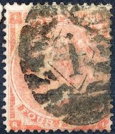 Stamp GREAT BRITAIN 1865 4p Used Lot62 - Usados