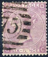 Stamp GREAT BRITAIN 1867 6p Used Lot63 - Oblitérés