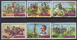 Zambia 1973 Dr. Livingstone Death Centenary Set Of 6, Used, SG 190/5 (BA2) - Zambia (1965-...)