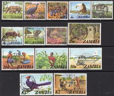 Zambia 1975 Definitives Set Of 14, Used, SG 226/39 (BA2) - Zambia (1965-...)