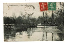 CPA- Carte Postale-France-Villemeux- L'Eure Déversoir Du Moulin--1920 VM18851 - Villemeux-sur-Eure