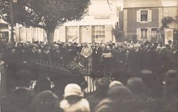 78-LE-MESNIL-SAINT-DENIS- CARTE-PHOTO- INAUGURATION DU MONUMENT AUX MORTS POUR LA PATRIE - Le Mesnil Saint Denis