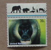 NY07-01 : Nations-Unies (New-York) / Protection De La Nature - Mandrillus Leucophaeus, Mandrill (singe) - Nuevos