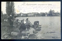 Cpa Du 22  Chatelaudren Lavandières Sur L' étang     AVR20-73 - Châtelaudren