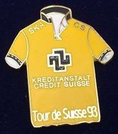 VELO - CYCLISME - BIKE - CYCLISTE - MAILLOT JAUNE - CREDIT SUISSE - SCHWEIZ - SVIZZERA - SKA - TOUR DE SUISSE 93 -  (26) - Ciclismo