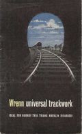 Catalogue WRENN 1980s Universal Trackwork Ideal For All OO HO Model Trains - Anglais