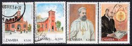 Zambia 1991 500th Birth Anniversary Of St Ignatius Loyola Set Of 4, Used, SG 679/82 (BA2) - Zambia (1965-...)