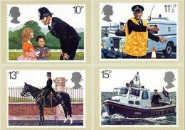 GB GREAT BRITAIN 1979 MINT PHQ CARDS 150TH ANNIVERSARY METROPOLITAN POLICE No 39 POLICEMAN POLICEWOMAN PATROL BOAT HORSE - Tarjetas PHQ