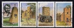 Zambia 1996 Monuments Set Of 4, Used, SG 750/3 (BA2) - Zambia (1965-...)