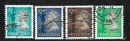 HONG KONG 1992 DEFINITIVES SELECTION TO $10 - Used Stamps