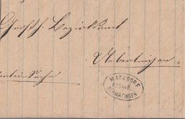 Baden Brief Postablage Markdorf-Bermatingen - Storia Postale