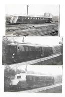 AUTORAIL DES CHEMINS DE FER DU NORD 3 Anciennes Photographies Gros Plan - Materiaal