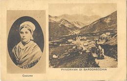 BARDONECCHIA (Italie) Carte à Deux Vues Costume Panorama - Otros & Sin Clasificación