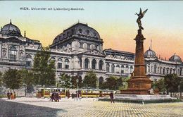 AK Wien - Universität Mit Liebenberg-Denkmal - Ca. 1910 (51192) - Ringstrasse