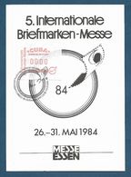 Kuba /Cuba 1984 , ATM , 5. Internationale Briefmarken-Messe - Automatenmarken - Maximum Card - First Day 26.-31.Mai 1984 - Cartes-maximum