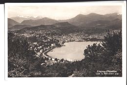 Lugano. Paradiso. Vom S. Salvatore Aus. De Aimé à M. Et Mme Alfred North à Ensisheim. 1934. J. Gaberell Photo Anstalt - Paradiso