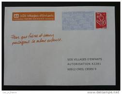 PAP Réponse Marianne De Lamouche SOS Villages D'Enfants ( SOS Kinderdorf)- Verso 06P176 - N° Intérieur D/16 B 0506 - PAP : Antwoord /Lamouche