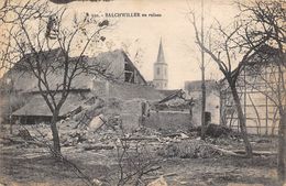 Balchwiller            68            Le Village En Ruines         (voir Scan) - Andere & Zonder Classificatie