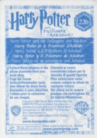 Panini - Sticker - Harry Potter And The Prisoner Of Azkaban - Empty Back Of The Sticker - See Scans - Edizione Inglese