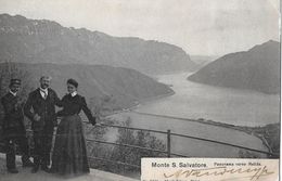 MONTE S.SALVATORE → Panorama Verso Melide, Ca.1900 - Melide