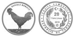 AC - DENIZLI ROOSTER, COCKOREL, COCK MALE GALLINACEOUS BIRD, MALE CHICKEN GALLUS GALLUS DOMESTICUS  ​COMM SILVER 2018 - Turkey