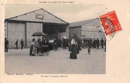 Thème Aviation    .Après Le Circuit De L'Est. Devant Le Hangar Blériot. Cachet De Strasbourg    (voir Scan) - Demonstraties