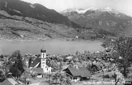 SACHSELN → Dorfansicht Mit Sarnersee Und Dem Pilatus Anno 1953 - Sachseln