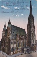 AK Wien - Stephanskirche Stephansdom - Werbestempel Amerikan. Kinderhilfsaktion - 1921 (51228) - Stephansplatz