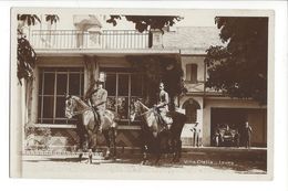 25592 - Villa Clelia Lavey Cavaliers Et Voiture Photo Heyraud St-Maurice - Lavey