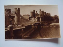 CONWAY (CONWY) CASTLE  AND  BRIDGE  (1933) - Caernarvonshire