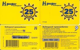 39/ Netherlands; PTT Telecom, 2 Old Prepaid GSM Cards - GSM-Kaarten, Bijvulling & Vooraf Betaalde