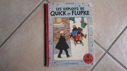 EO LES EXPLOITS DE QUICK ET FLUPKE  4 SERIE  HERGE - Quick Et Flupke