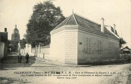 Villeblevin * Gare De Villeneuve La Guyard * Colonies Scolaires Du XII ème Arrondissement De Paris * Hôpital Militaire - Villeblevin