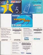 104/ Chile; Telefonica, 3 Old Prepaid GSM Cards - Chile
