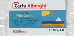 9-Carta Alberghi-Hotel Villa Laura-Miramare Di Rimini-Nuova In Confezione Originale - Usos Especiales