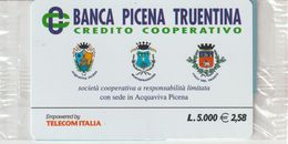 11-Carta Alberghi-Banca Picena Truentina-Acquaviva Picena-Nuova In Confezione Originale - Usos Especiales