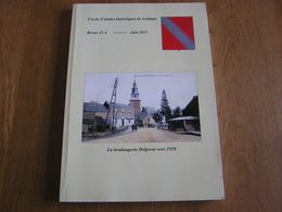 CERCLE D' ETUDES HISTORIQUES DE GEDINNE 19 A Gerhenne Graide Boulagerie Delporte Légion Belge Guerre 14 18 Sart Custinne - Belgique