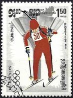 Kampuchea 1984 - Mi 542 - YT 453 ( Sarajevo Olympics : Biathlon ) - Kampuchea