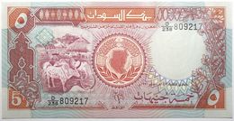 Soudan - 5 Pounds - 1991 - PICK 45 - NEUF - Sudan