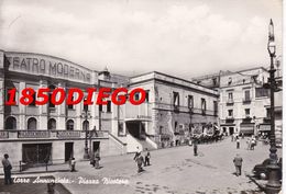 TORRE ANNUNZIATA - PIAZZA NICOTERA - TEATRO MODERNO F/GRANDE VIAGGIATA 1959 ANIMATA - Torre Annunziata