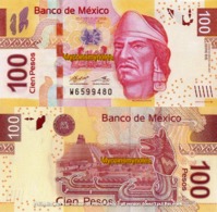 Mexico, 100 Pesos, 2017, P124af, Serie BE, New Signature, UNC - Mexico