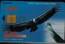 MALTA 2000 PHONECARD EAGLES USED VF!! - Eagles & Birds Of Prey