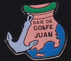 65898- Pin's.Baie De Golf Juan.Jarre.Ancre Marine.Plongée. - Plongée