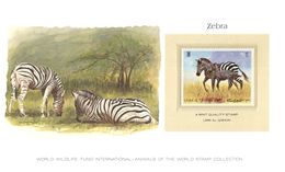 (C 32) World Wildlife Fund International WWF - Animals Of The World Stamp Collection - Zebra - Otros