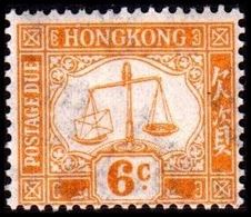 1924. HONG KONG. POSTAGE DUE. 6 C. Hinged. (MICHEL P. 4x) - JF364529 - Segnatasse